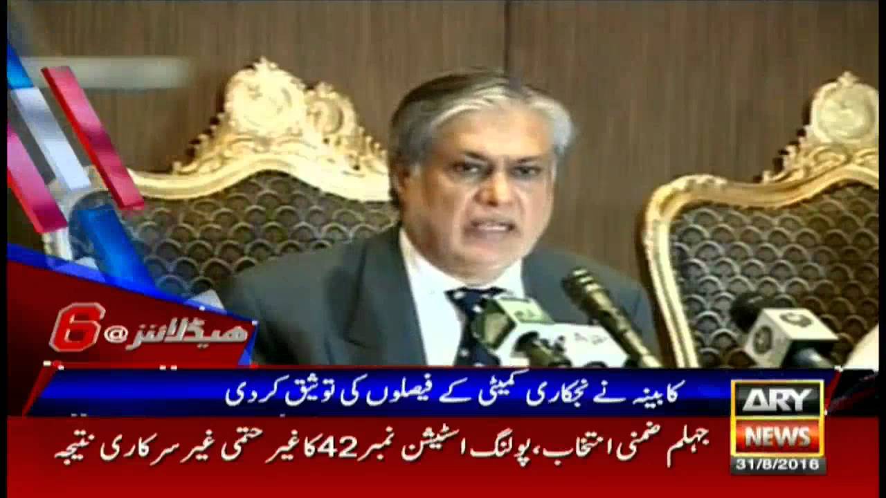 Headlines  1800 – 31st August 2016