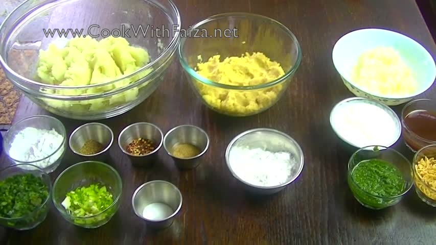 ALOO TIKKI CHAAT - آلو ٹکی چاٹ *COOK WITH FAIZA*