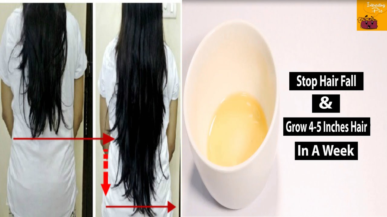 Stop Hairfall - Grow 4-5 inches of Hair in a Week!