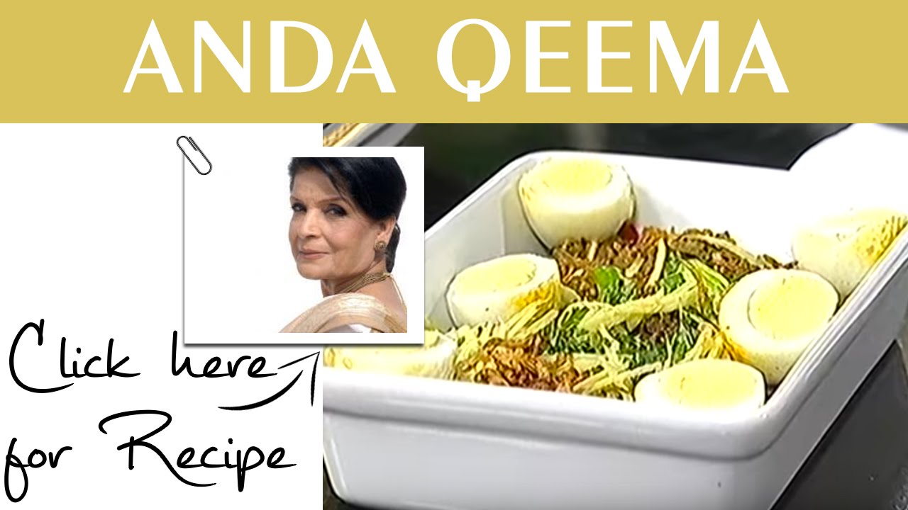 Handi Recipe Anda Qeema by Chef Zubaida Tariq Masala TV 02 Feb 2016