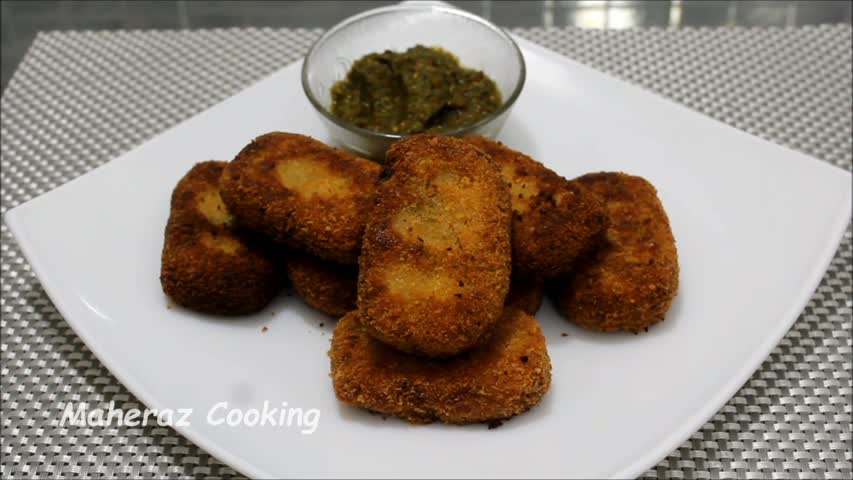 potato nd chicken cutlets