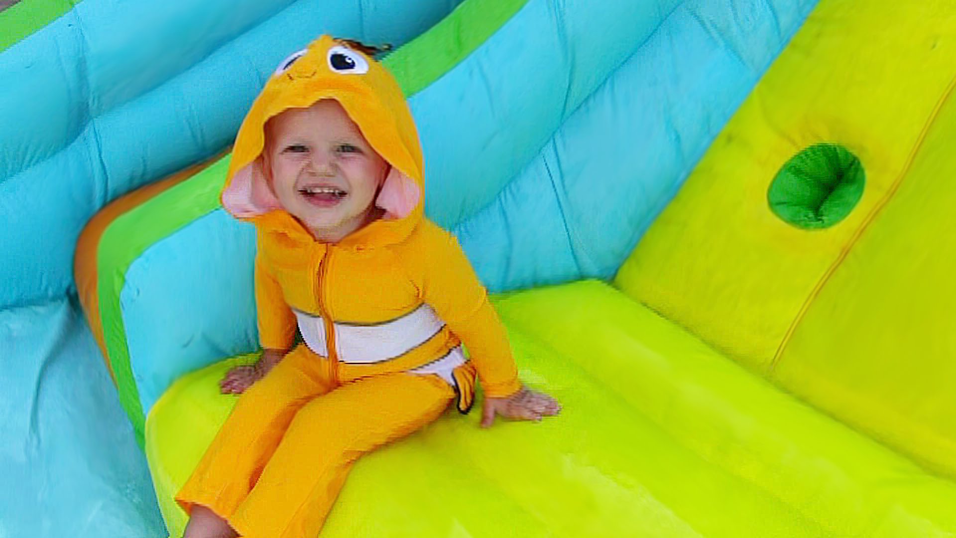 Michael's First Play on the Rocky Mountain River Race