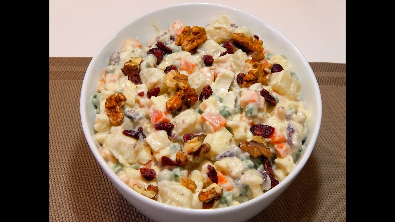 Russian Salad/ Olivier Salad/ رشین سیلیڈ