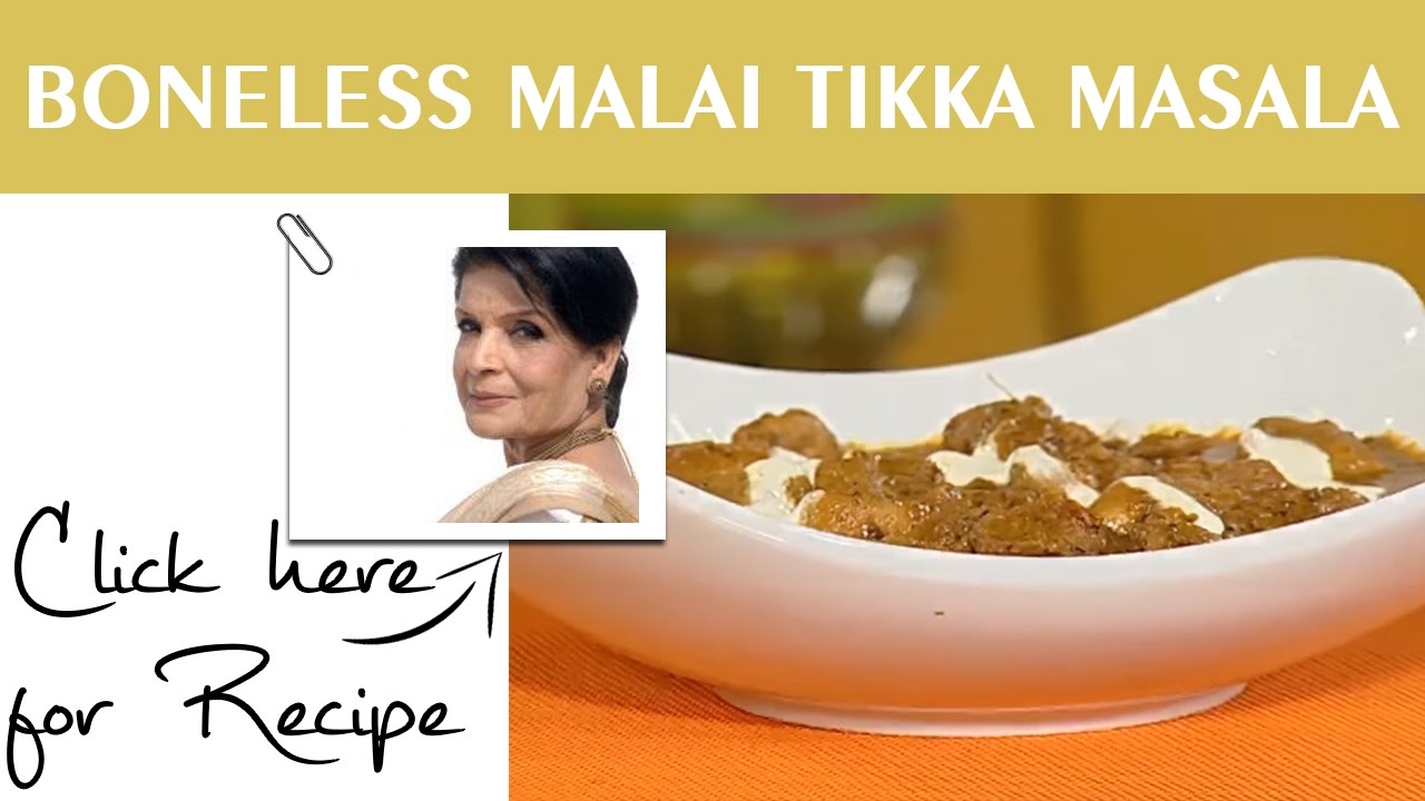 Handi Recipe Boneless Malai Tikka Masala by Chef Zubaida Tariq Masala TV 23 August 2016