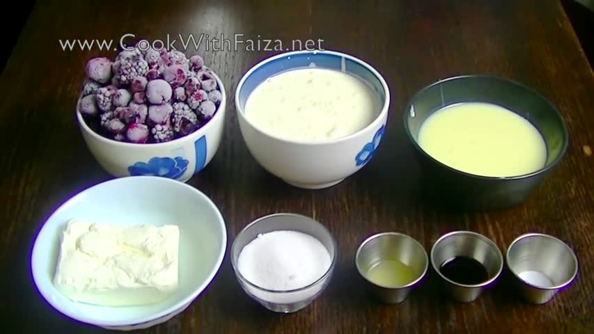 MIX BERRY CHEESECAKE ICE CREAM - مکس بیری چیزکیک آئس کریم 