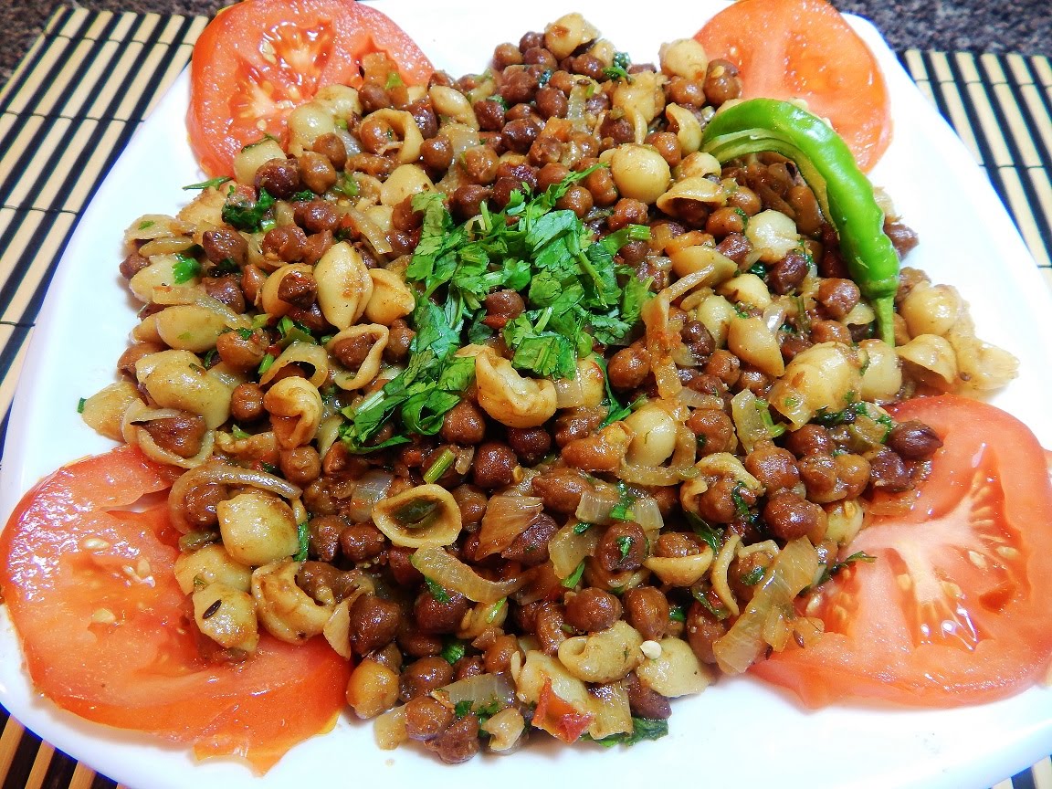 Pasta Chana Chaat پاسٹا چنا چاٹ