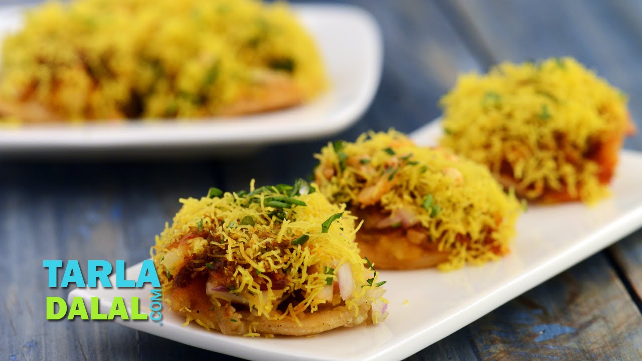 Sev Puri, Recipe by Tarla Dalal