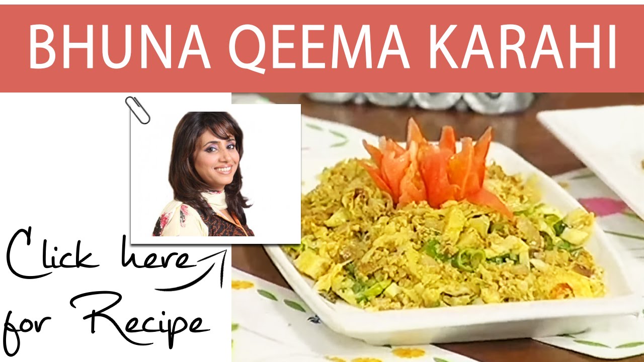 Tarka Recipe Bhuna Qeema Karahi by Chef Rida Aftab Masala TV 20 July 2016