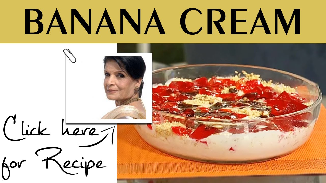 Handi Recipe Banana Cream by Chef Zubaida Tariq Masala TV 28 June 2016
