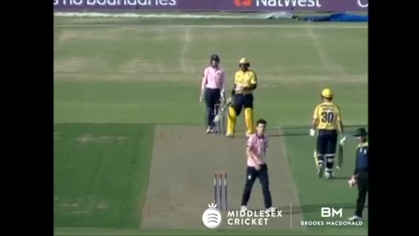 Hampshire v Middlesex - NatWest T20 Blast Match Action 