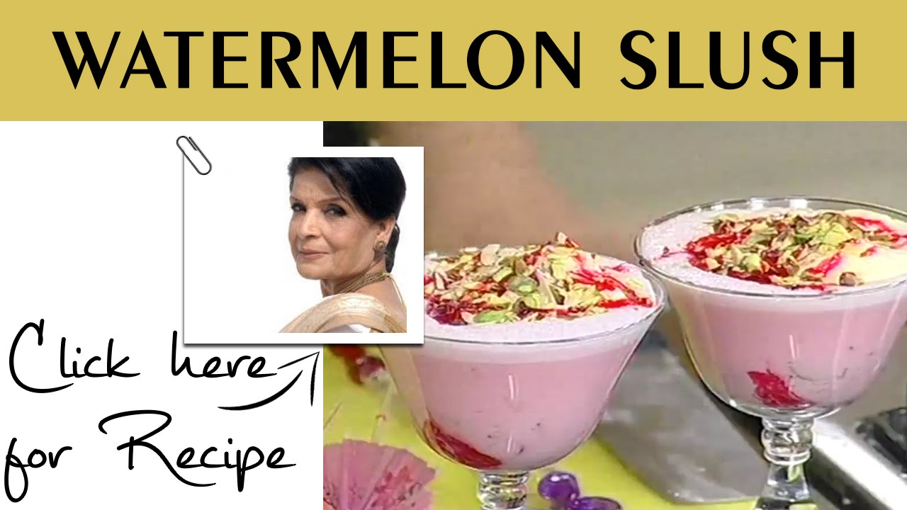 Handi Recipe Watermelon Slush by Chef Zubaida Tariq Masala TV 21 April 2016