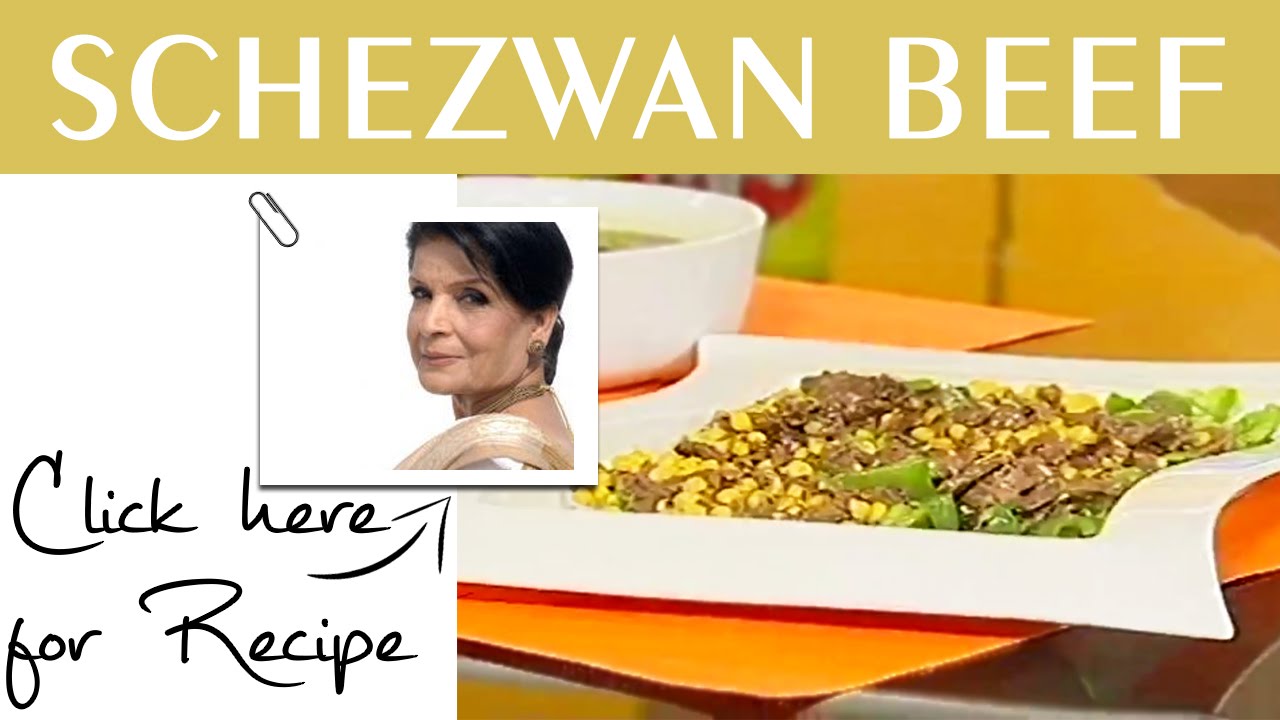 Handi Recipe Schezwan Beef by Chef Zubaida Tariq Masala TV 22 August 2016