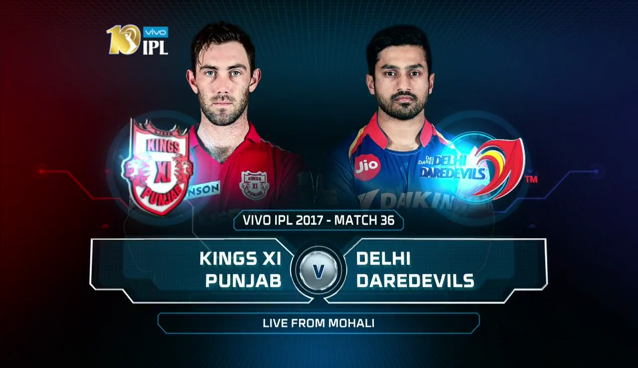 IPL 2017 36th Match KXIP vs DD Highlights
