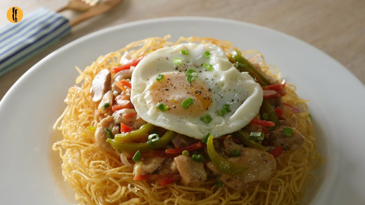 Chopsuey with Crispy Fried Noodles Recipe By Food Fusion