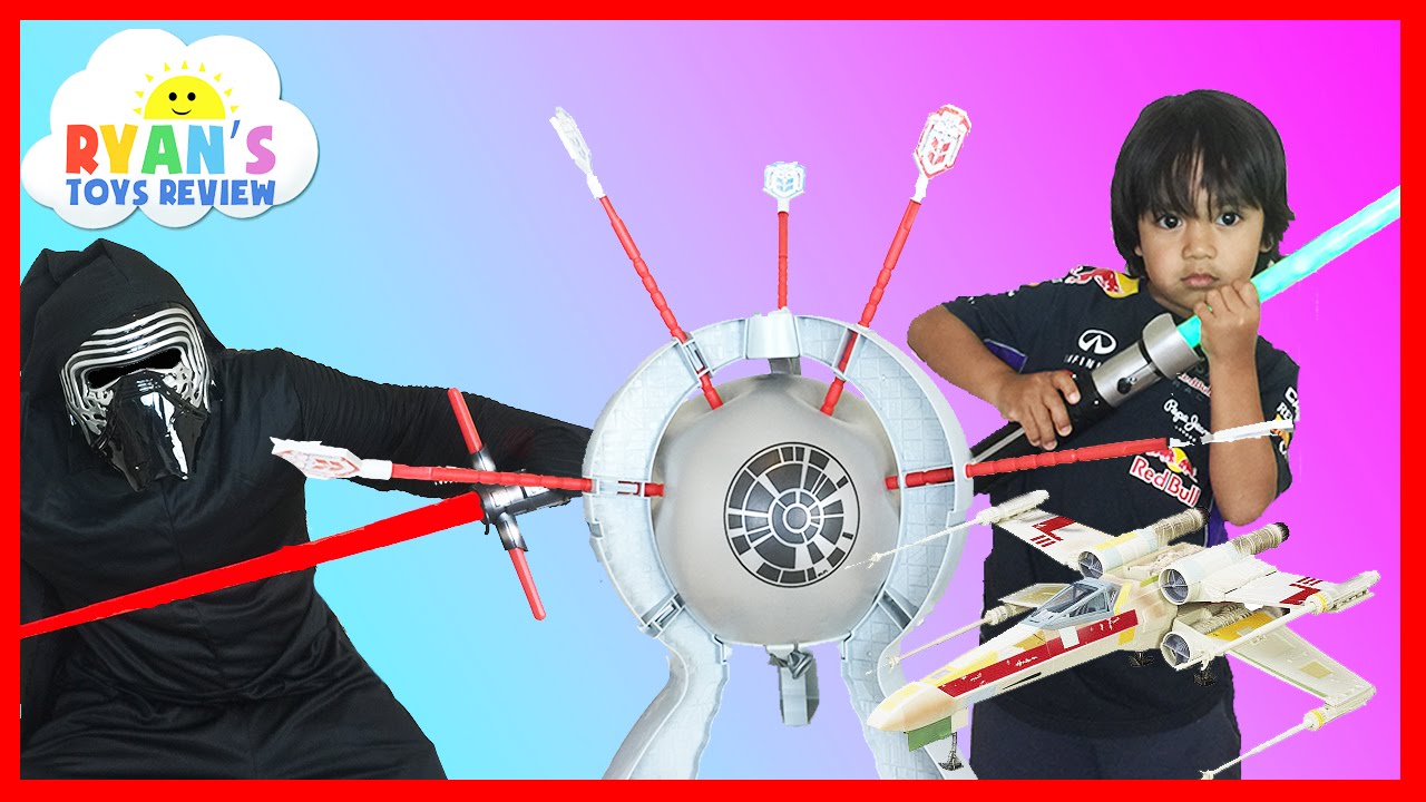 Family Fun Games for kids Star Wars Death Star Boom Boom Balloon Challenge Egg Surprise Toys