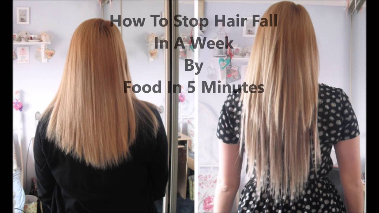 How To Stop Hair Fall in 7 Days - DIY Stop Hair Fall Instantly