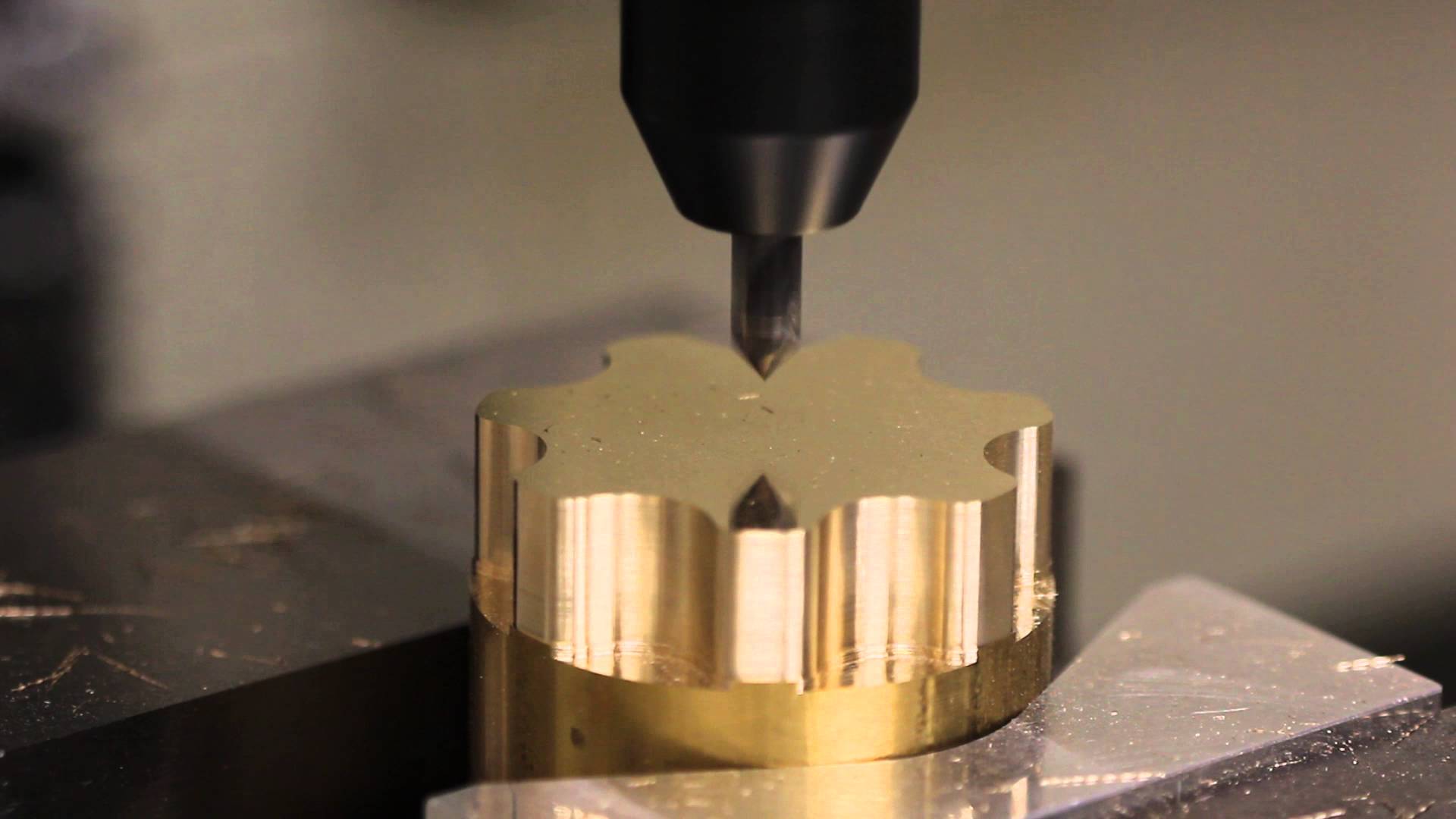 CNC Machining a Brass Knob