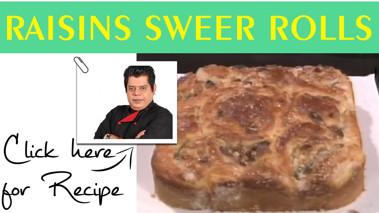 Dawat Recipe Raisins Sweer Rolls by Gulzar Hussain Masala TV 28 April 2016
