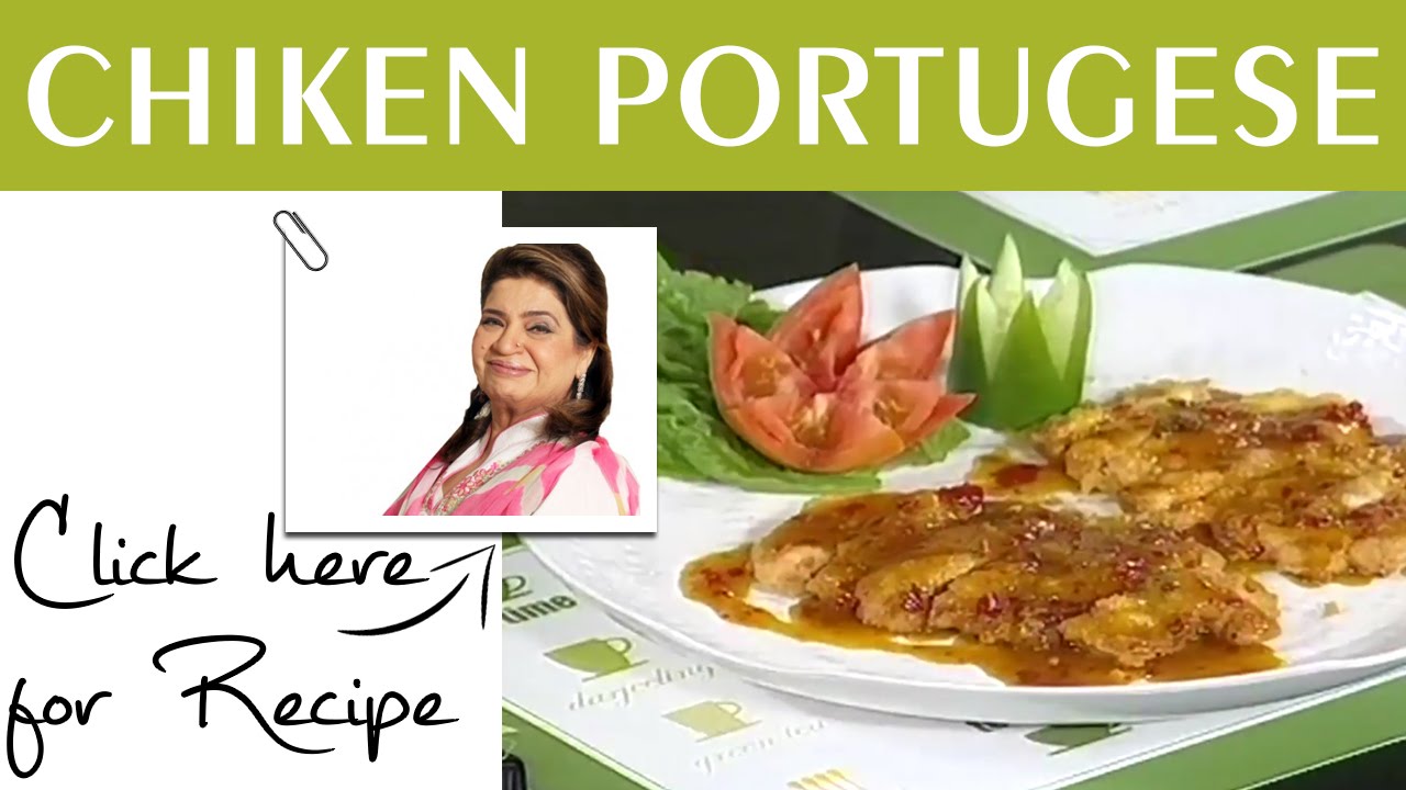 Masala Morning Recipe Chiken Portugese by Chef Shireen Anwar Masala TV 27 April 2016