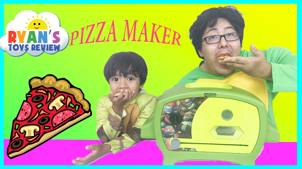 Teenage Mutant Ninja Turtles Pizza Oven Toys For Kids Family Fun Activity Ryan ToysReview