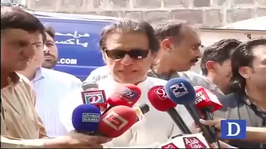 Imran Khan Media Talk At Bani Gala