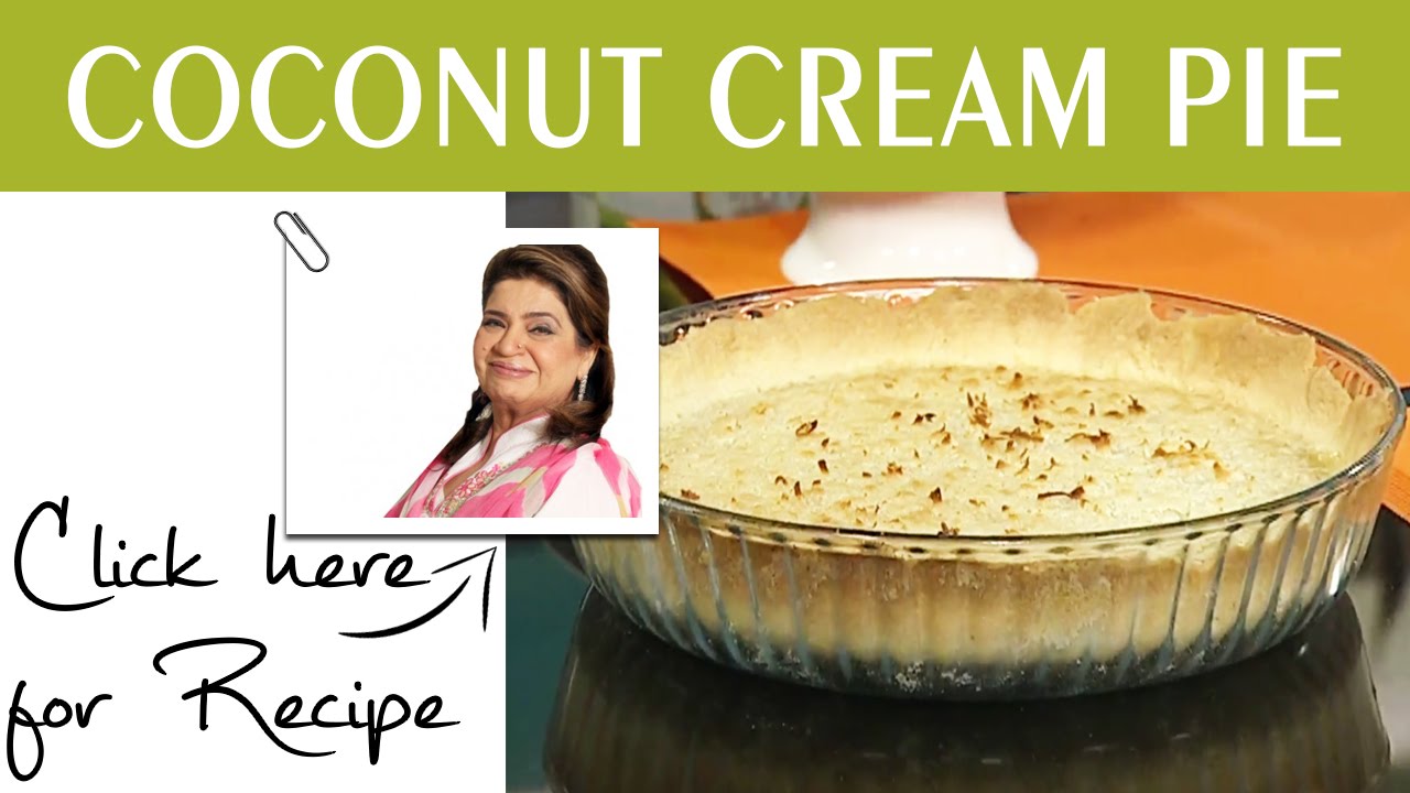 Masala Mornings Recipe Coconut Cream Pie by Chef Shireen Anwar Masala TV 20 July 2016