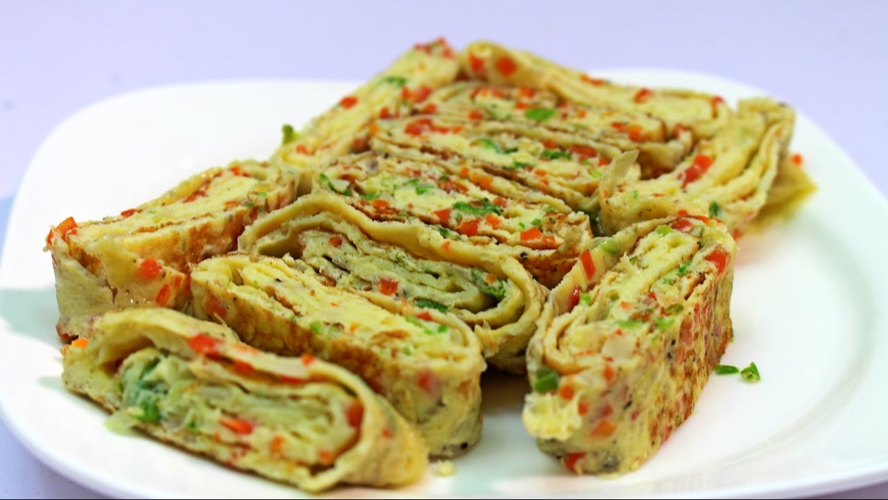 Tamagoyaki Recipe - Chinese Egg Rolls Recipe - Food In 5 Minutes
