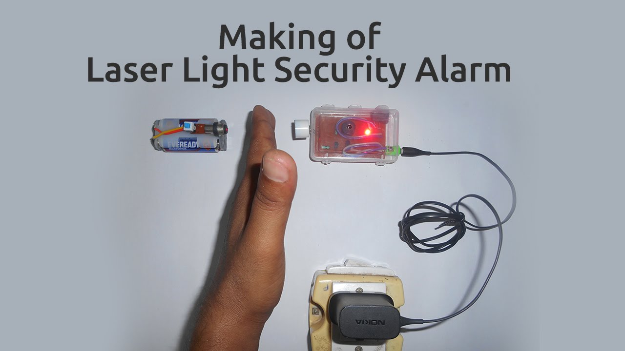 How to make a Laser Light Security Alarm